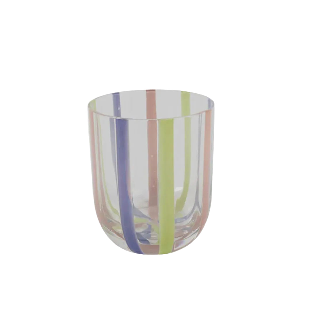 Tumbler Glass 2P Set - Neptune Stripe | Kip & Co