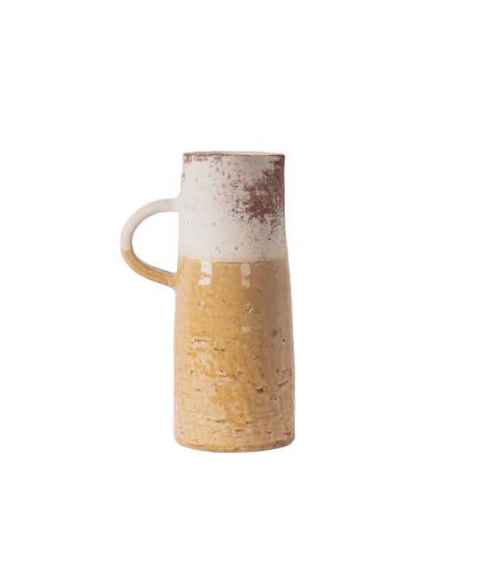 Monte Terracotta Jug Mustard | French Country