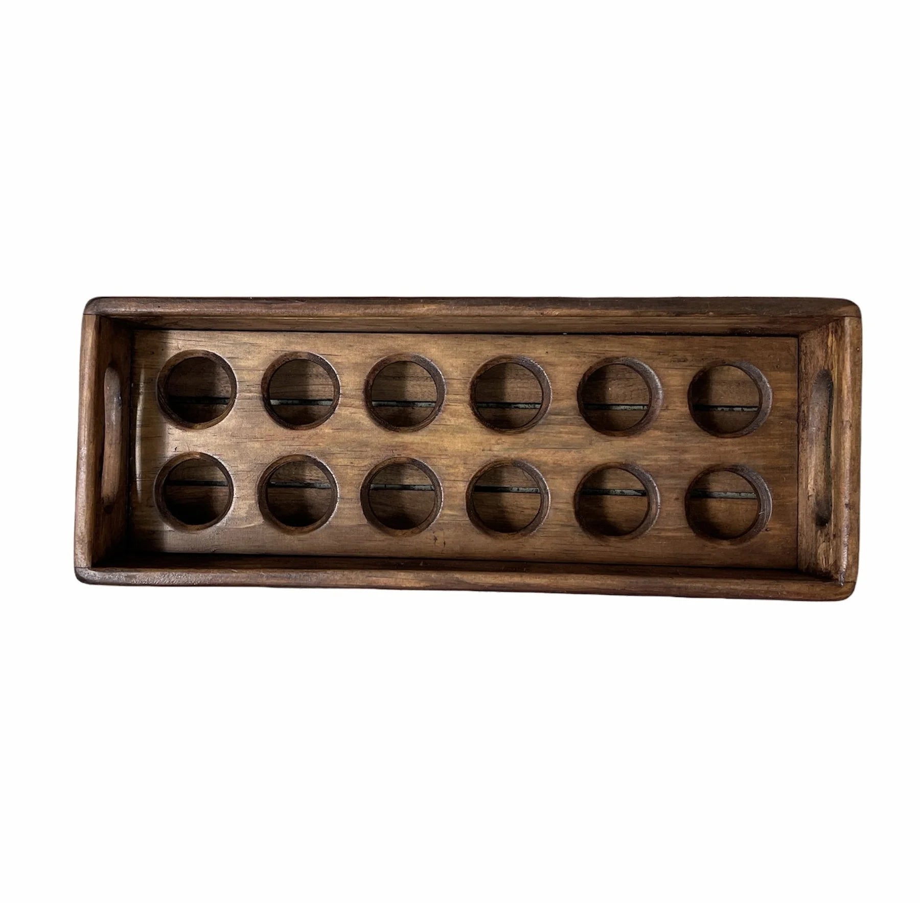 Wooden Vintage Egg Tray | Blue Goose Imports