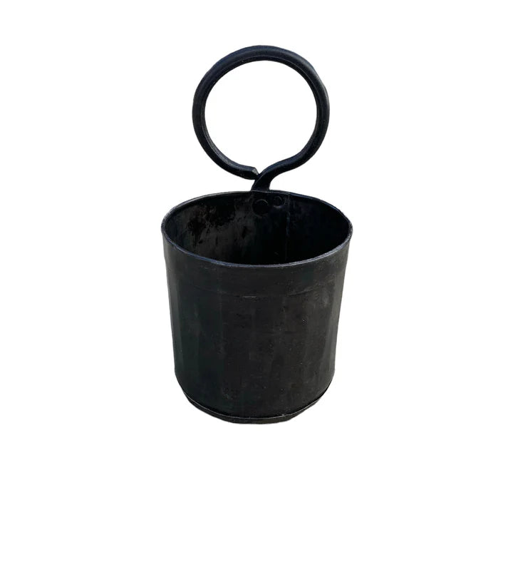 Iron Single Hanging Planter Pot | Blue Goose Imports