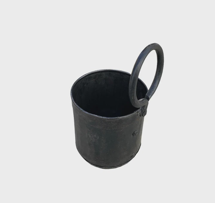 Iron Single Hanging Planter Pot | Blue Goose Imports