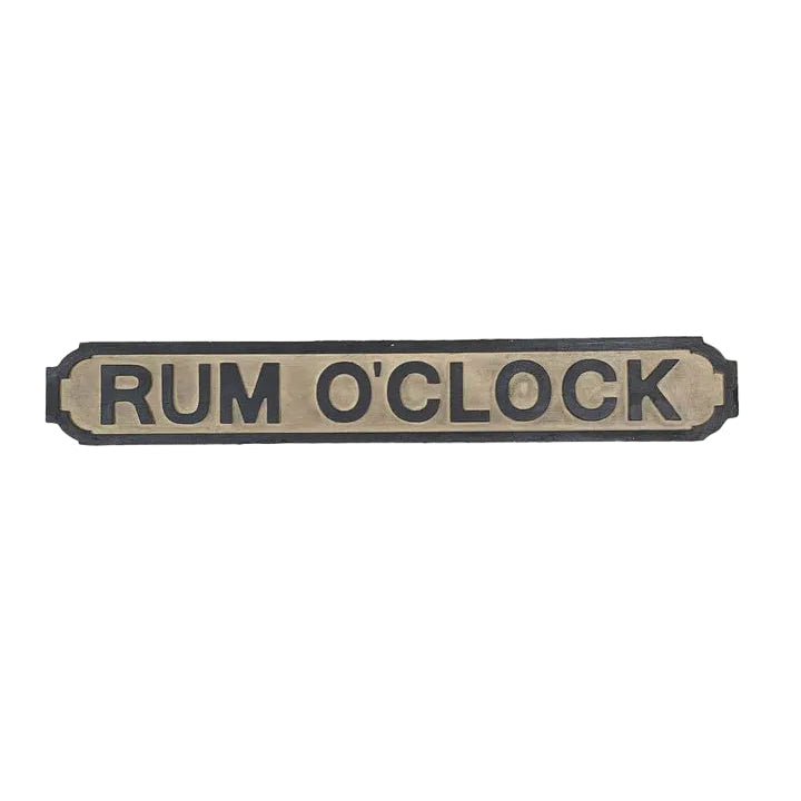 Rum O'Clock Sign | Blue Goose Imports