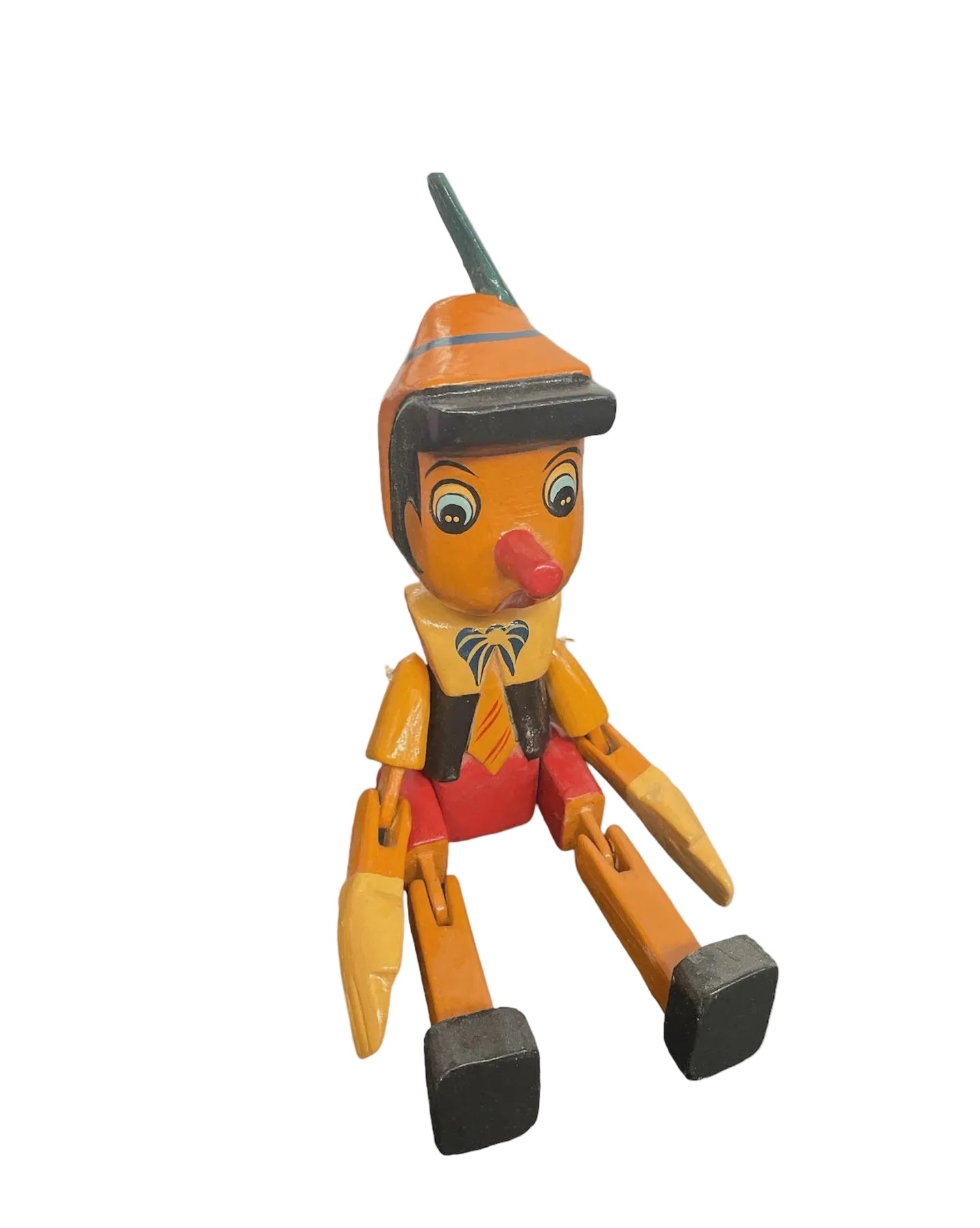 Small Wooden Sitting Puppet | Blue Goose Imports