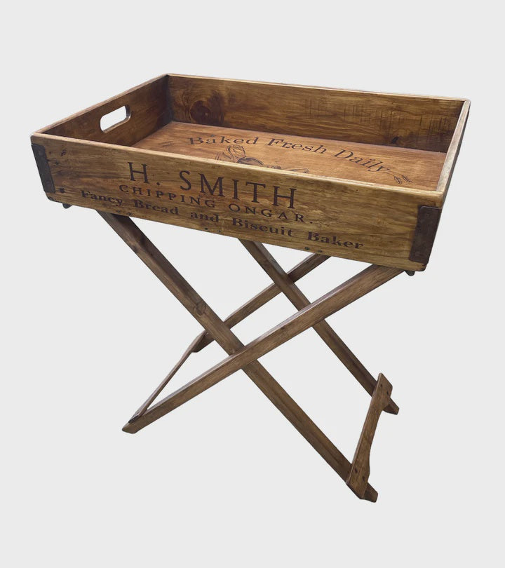 Butlers Tray on Stand | Blue Goose Imports