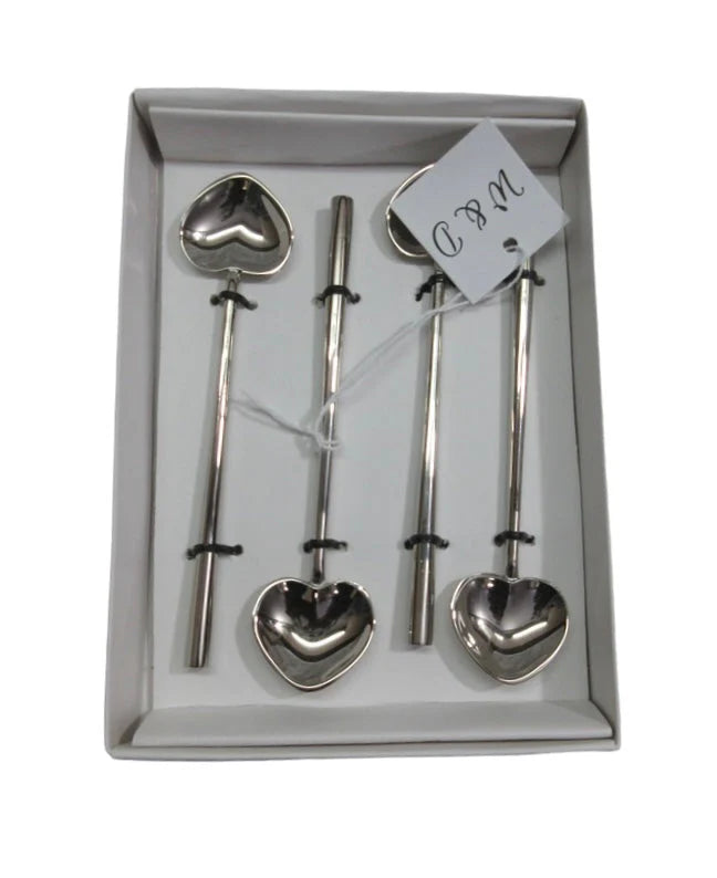 Heart Spoons Set of 4 | Blue Goose Imports