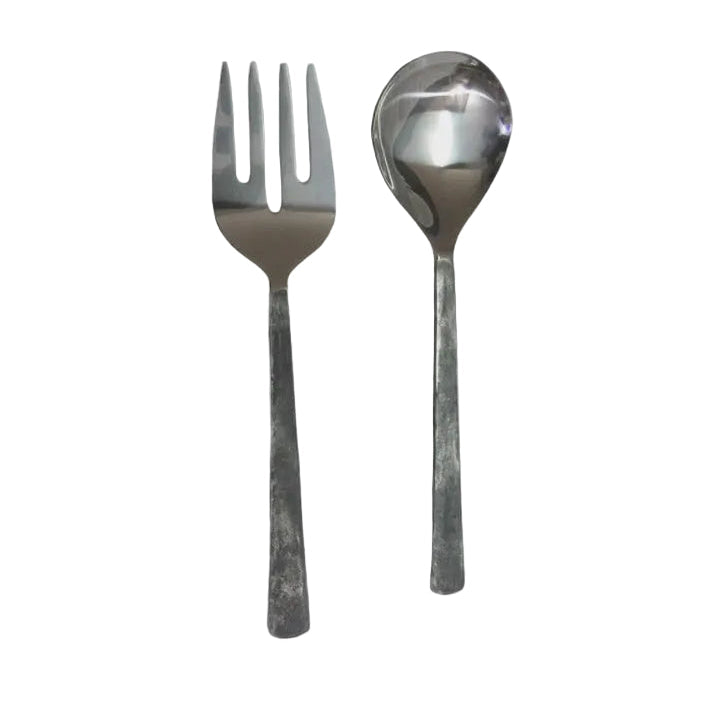 Old Forged Salad Servers - Set of 2 | Watson & Dods