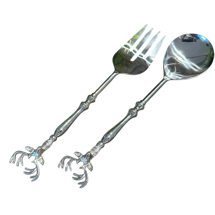 Stag Head Salad Servers | Watson & Dods