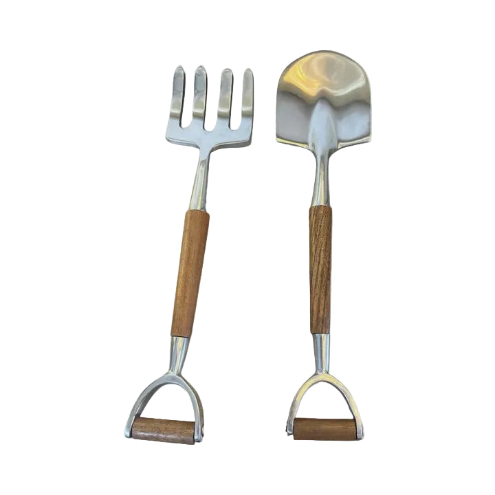 Garden Spade Salad Servers | Blue Goose