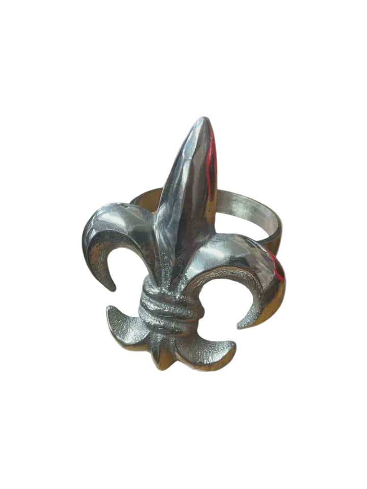 Fleur De Lis Napkin Ring | Blue Goose