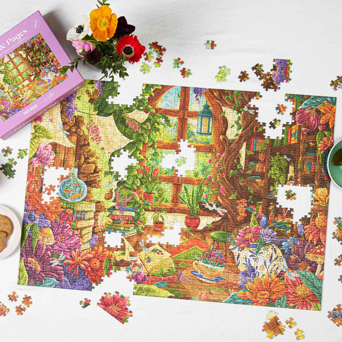 Petals & Pages - 1000 Piece Puzzle | Piece House