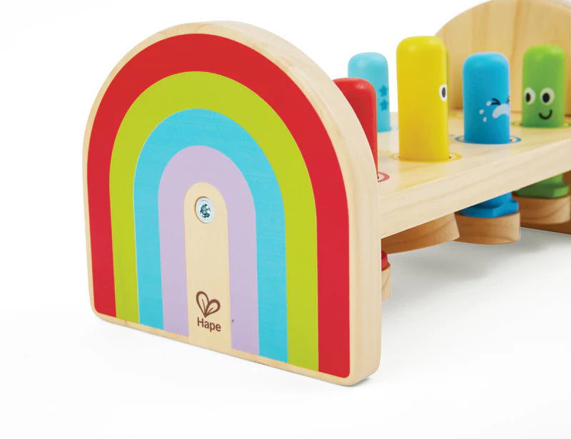 Play Essentials Rainbow Hammer Bench | Hape