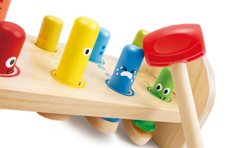 Play Essentials Rainbow Hammer Bench | Hape