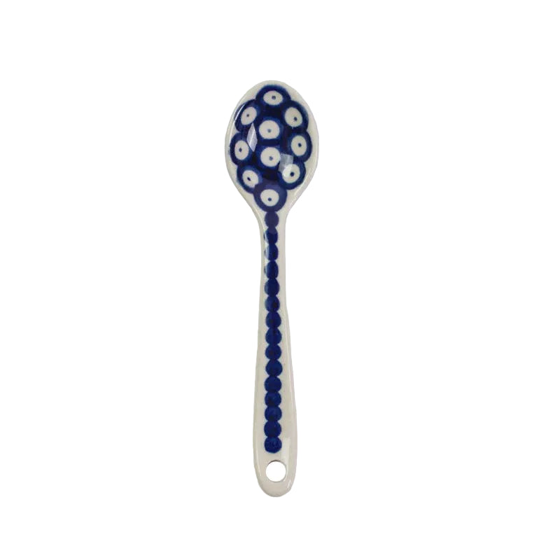 Teaspoon - Blue/White Spot | Polish Ceramics