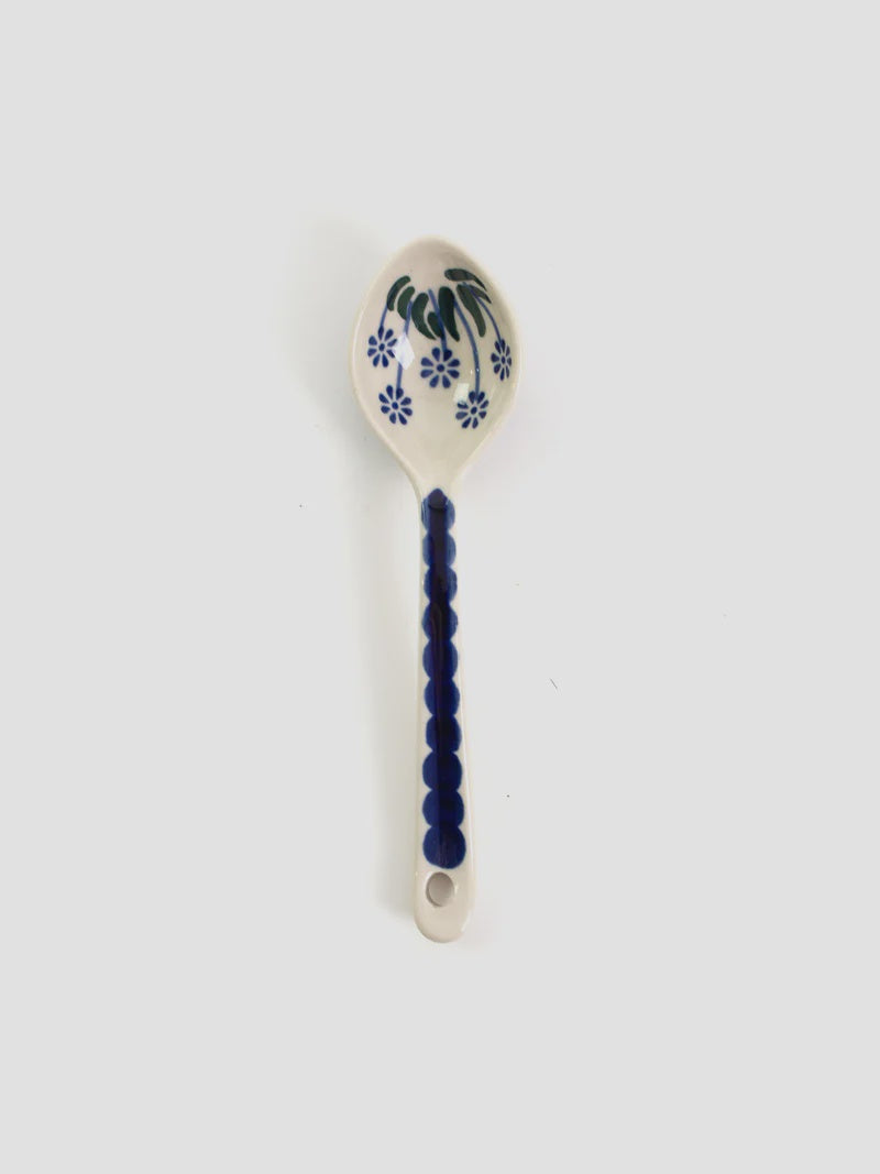 Spoon 16 cm - Sprig Daisy | Polish Ceramics