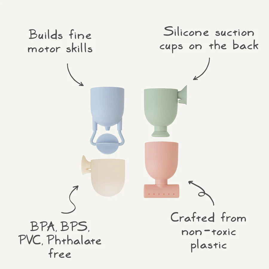 Bath Play Set - Pour and Play | Mushie