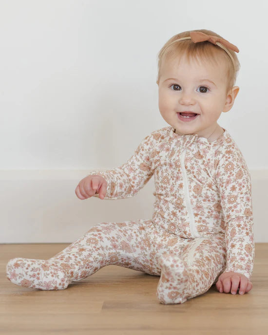 LITTLE KNOT HEADBAND || CEDAR / BEIGE | Quincy Mae