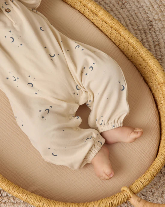 HENLEY BUBBLE JUMPSUIT || MOONS | Quincy Mae