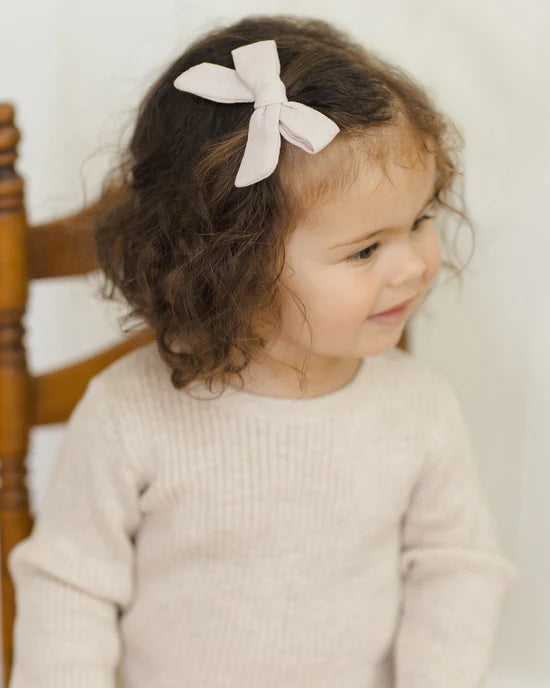 BOW CLIP, SET OF 3 || MULBERRY, OCEAN, LILAC | Quincy Mae