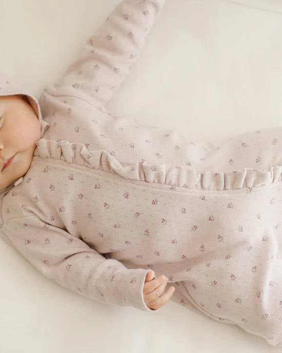 RUFFLE JUMPSUIT || LILAC DITSY | Quincy Mae