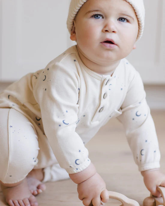 LONG SLEEVE POCKET JUMPSUIT || MOONS | Quincy Mae