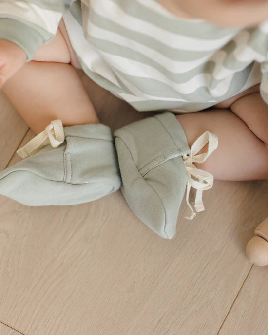 Baby Booties || Sage - SAGE | Quincy Mae