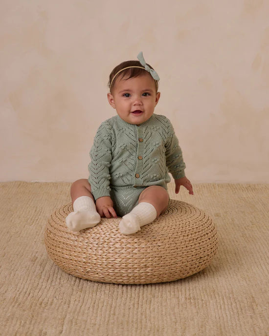 Knit Cardigan || Sage | Quincy Mae