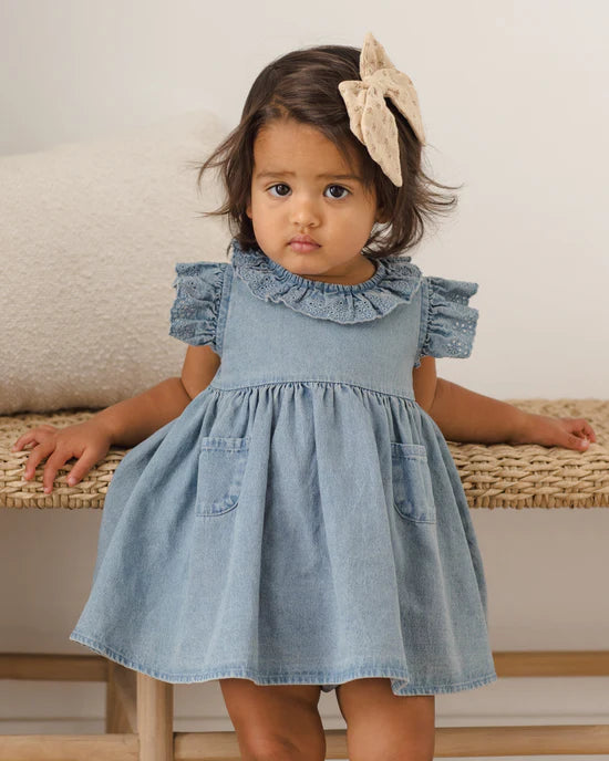 Bow - French Flora - Butterscotch | Quincy Mae