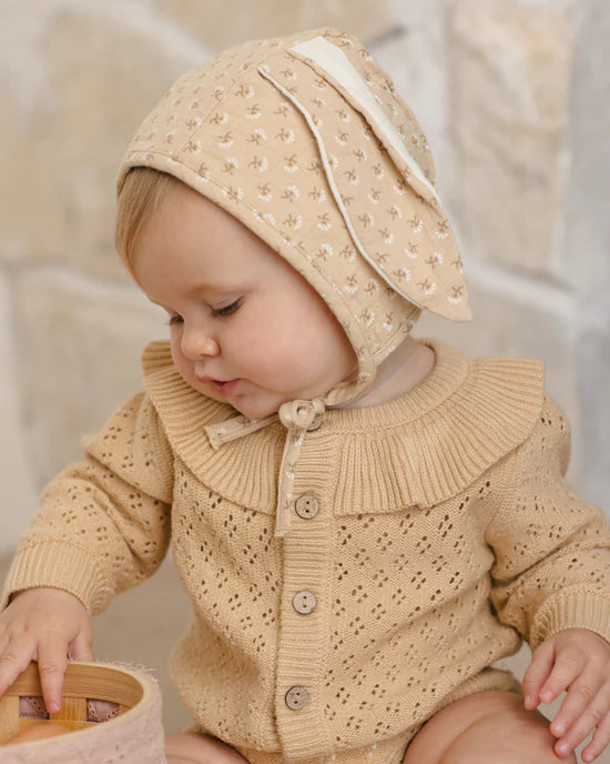 Bunny Bonnet - French Flora - Butterscotch | Quincy Mae