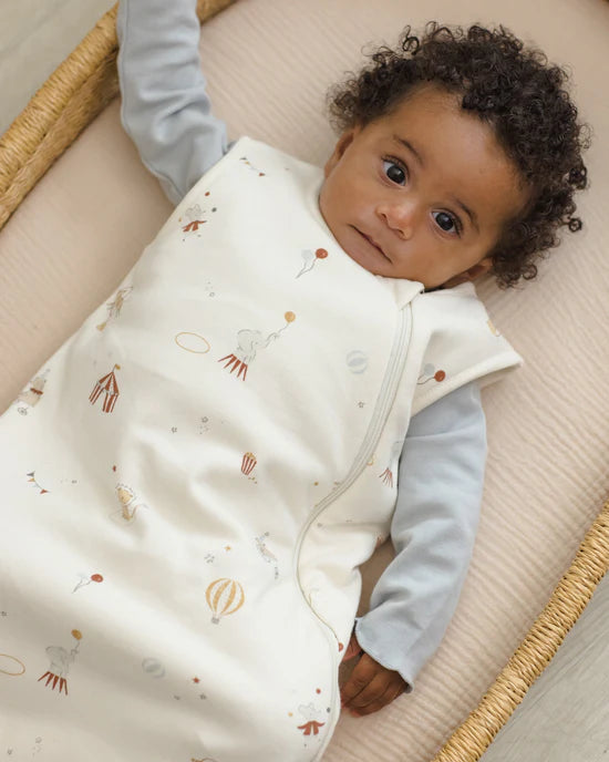 Wrap Top + Footed Pant Set || Sky | Quincy Mae