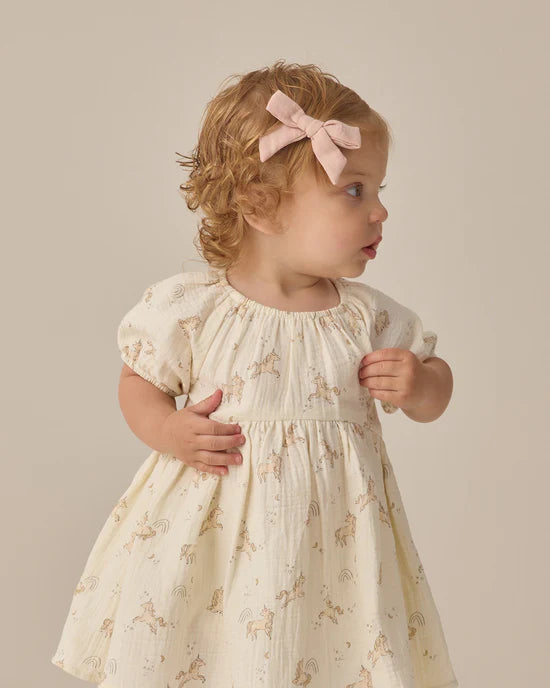 Bow W. Clip, Set Of 3 || Sky, Blush, Poppy | Quincy Mae