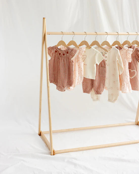 Lenore Romper || Red Gingham | Quincy Mae
