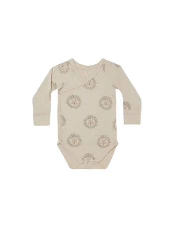 Side Snap Bodysuit - Lions | Quincy Mae