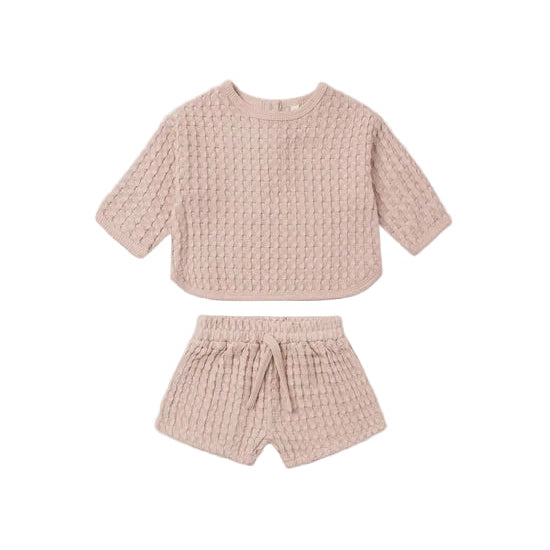 FLYNN SET DUSTY ROSE - DUSTY-ROSE | Quincy Mae