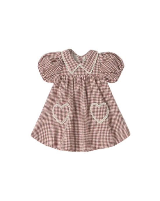 Coraline Dress || Red Gingham | Quincy Mae