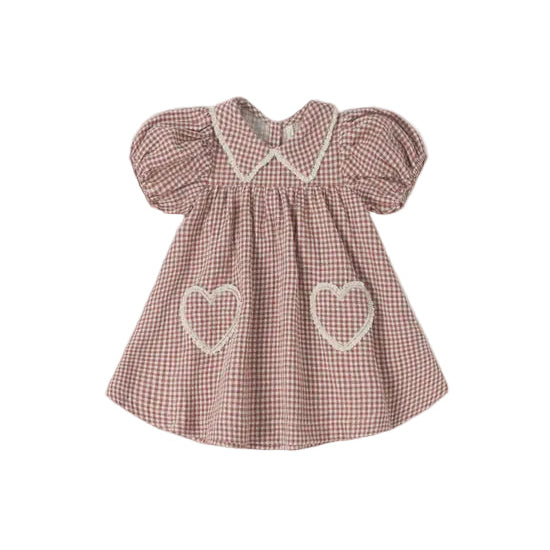 Coraline Dress || Red Gingham | Quincy Mae