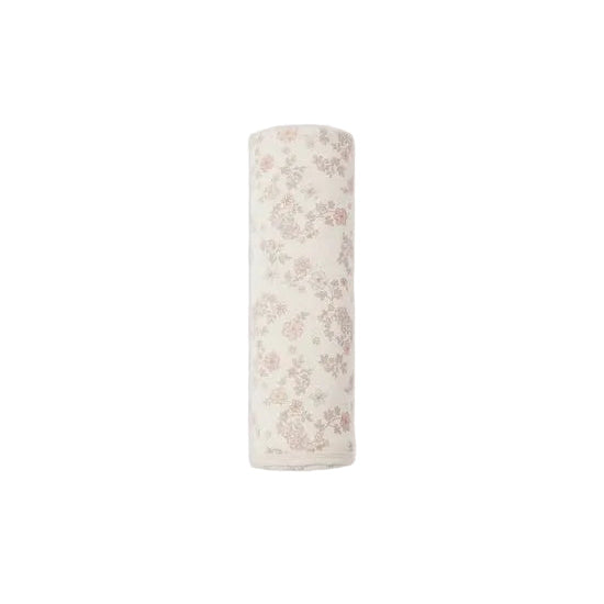 SWADDLE FLORAL VINE - NATURAL | Quincy Mae