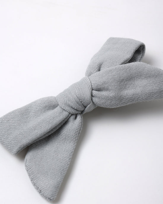 Bow W. Clip, Set Of 3 || Sky, Blush, Poppy | Quincy Mae