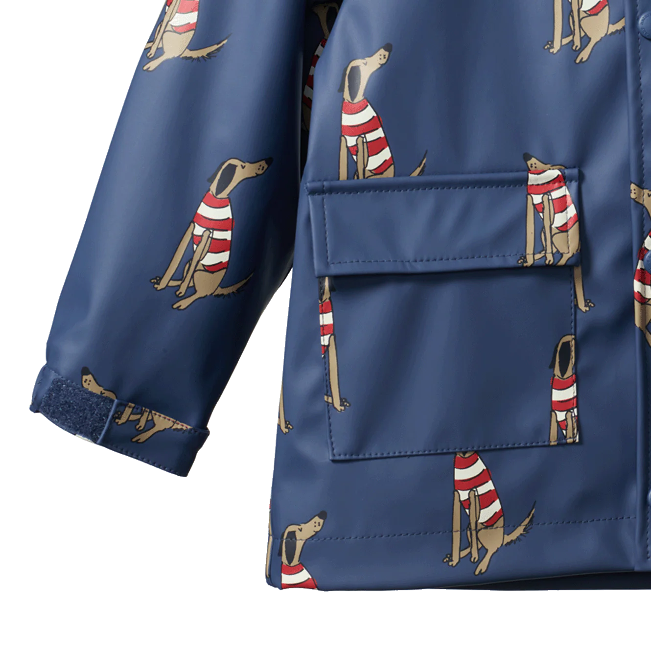 RAINCOAT - Best Friend Indigo Print | Nature Baby