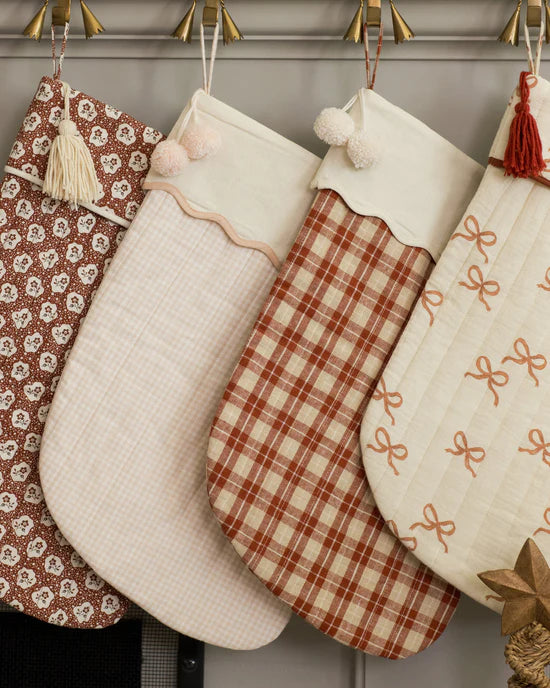 CHRISTMAS STOCKING || RED PLAID | Rylee + Cru