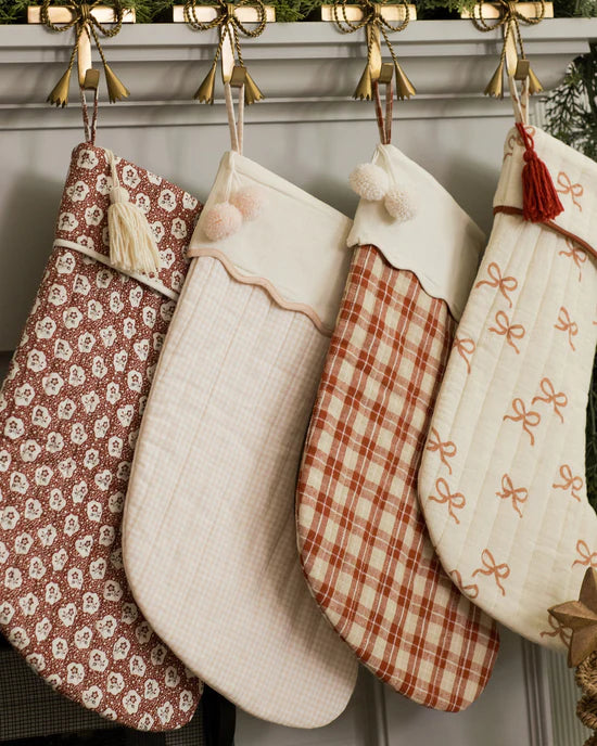 CHRISTMAS STOCKING || PETAL GINGHAM | Rylee + Cru