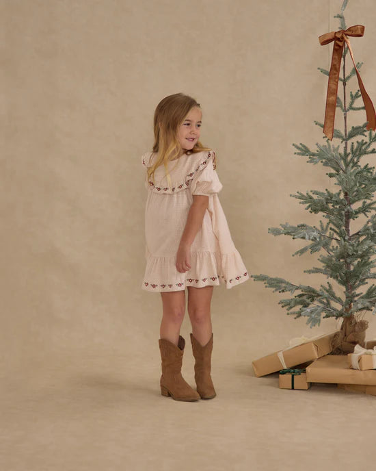 CORDELIA DRESS || PETAL GINGHAM | Rylee + Cru