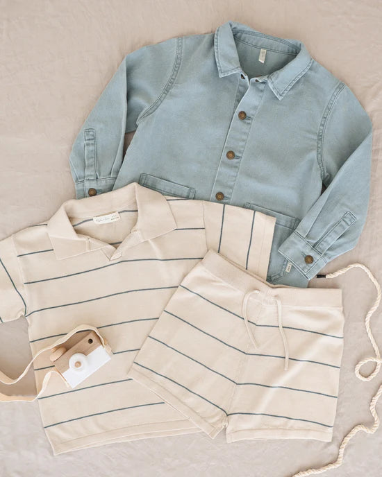 Enzo Overshirt || Ocean | Rylee + Cru