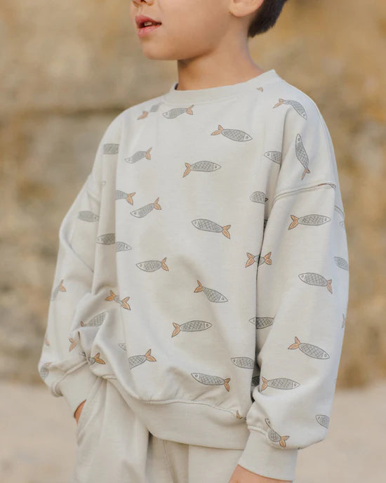 Sweatshirt || Sardines | Rylee + Cru