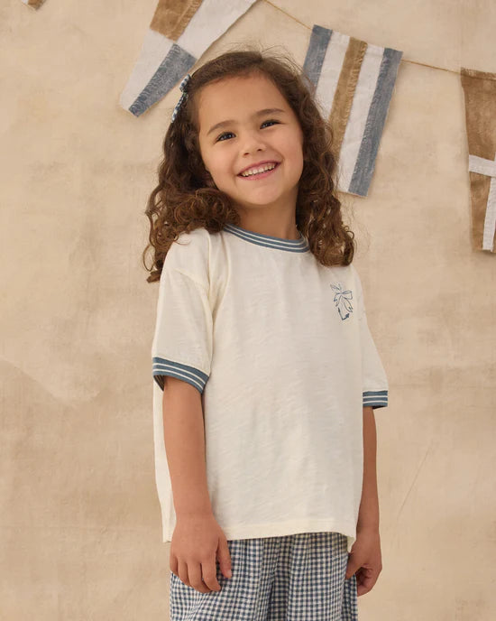 Bows - Set Of 2 - Marine Gingham - Marine | Rylee + Cru