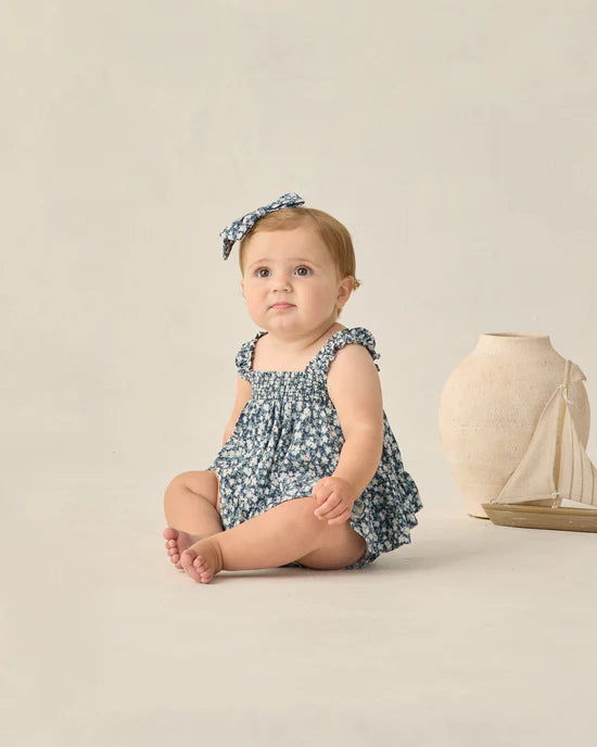 Bow || Navy Floral - NAVY | Rylee + Cru