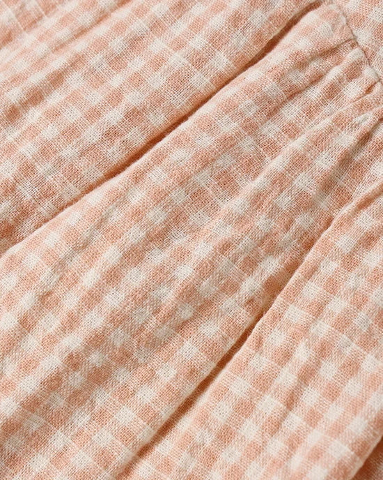 Roxy Romper || Petal Gingham - Petal | Rylee + Cru