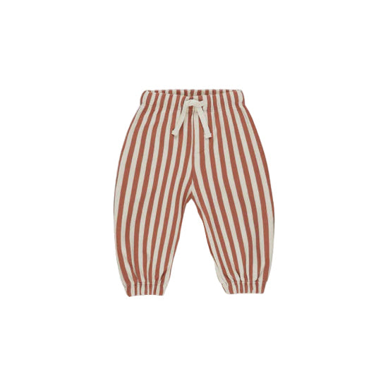 Relaxed Jogger || Poppy Stripe | Rylee + Cru