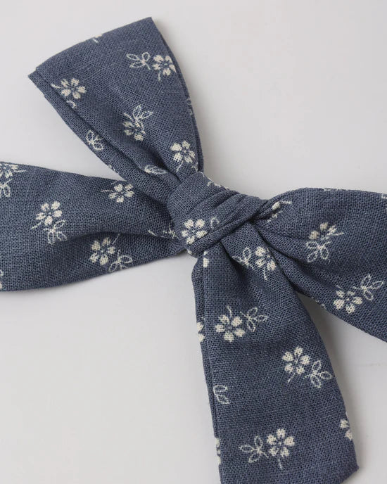 Bow - Ditsy - Marine | Rylee + Cru