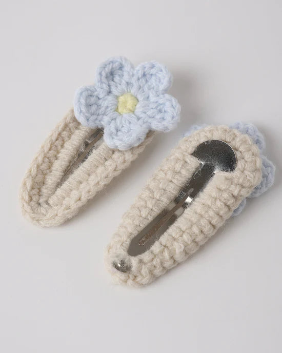 Crochet Clip Set - Natural | Rylee + Cru