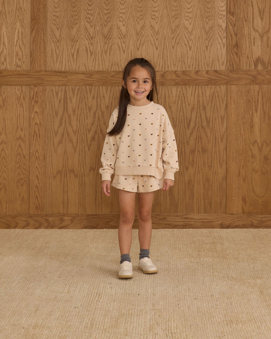 BOXY PULLOVER || HEARTS | Rylee + Cru